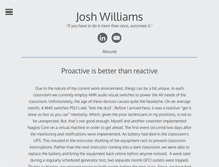 Tablet Screenshot of joshmwilliams.com